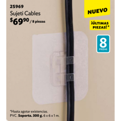 Sujeti Cables (2piezas)